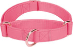 Soft Leather Martingale Dog Collar - Adjustable Rose Gold Limited Slip Collars [Easy to Clean], Stylish Durable Heavy Duty Nylon No Pull Training Collar for Small Medium Large Dogs M Purple - Image 11