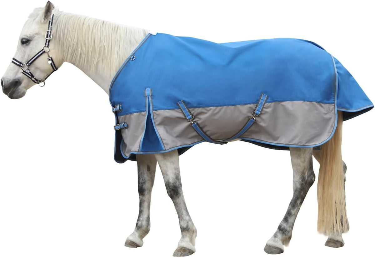 LEAFOREST 1200D Turnout Horse Winter Blanket Waterproof Breathable Snow Proof Heavy Blankets 200g Fill Sheet in The Barn, Stable, Stall, Pasture, Paddock Black Red 69 inches - Image 12