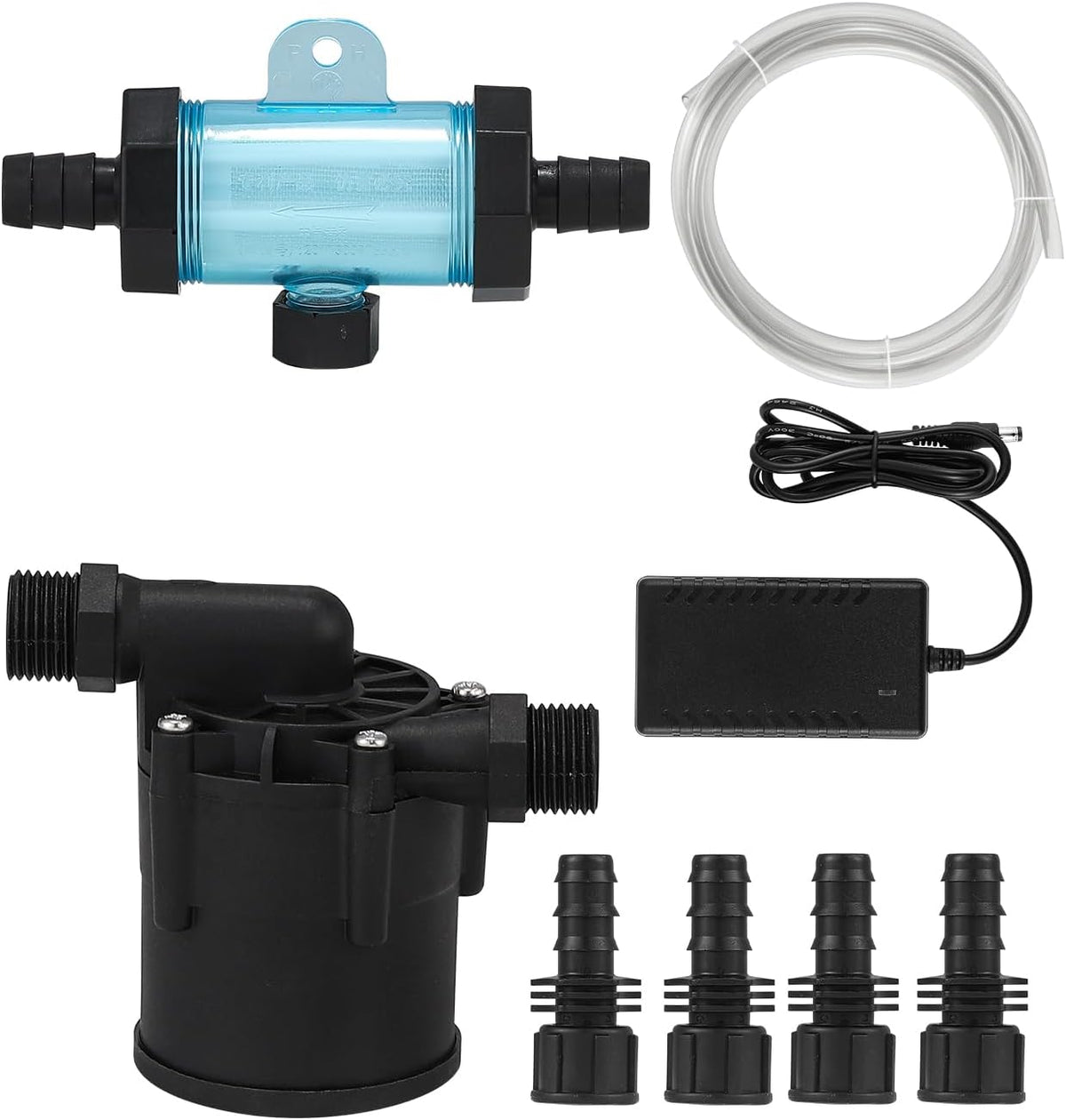 BAOSHISHAN Ice Bath Accessories Kit front view showing water pump and filter