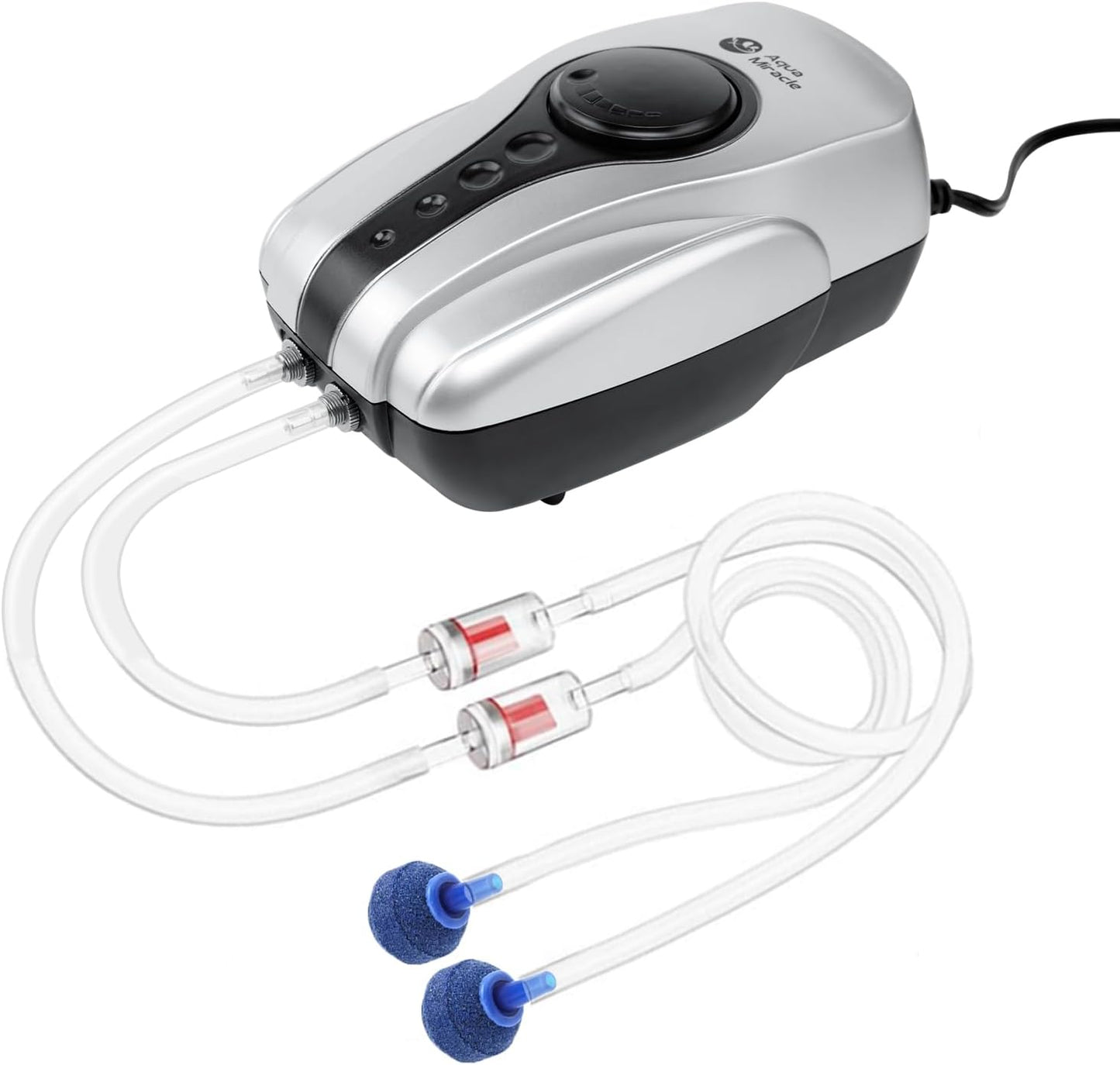 AquaMiracle Aquarium Air Pump Fish Tank Bubbler Aerator, All-in-One Fish Tank Air Pump Kit, Quiet Aquarium Bubbler - Image 9