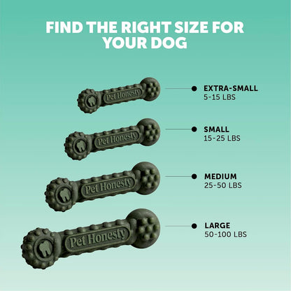 USA imported Pet Honesty dog dental treats showing premium filler free oral care sticks for pets.