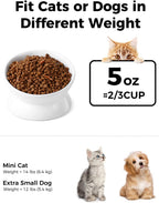 LoeJan raised cat dish angle perspective