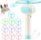 Cat Fetch Toy with Flying Disc Launcher, Rechargeable & Large-capacity - Image 10
