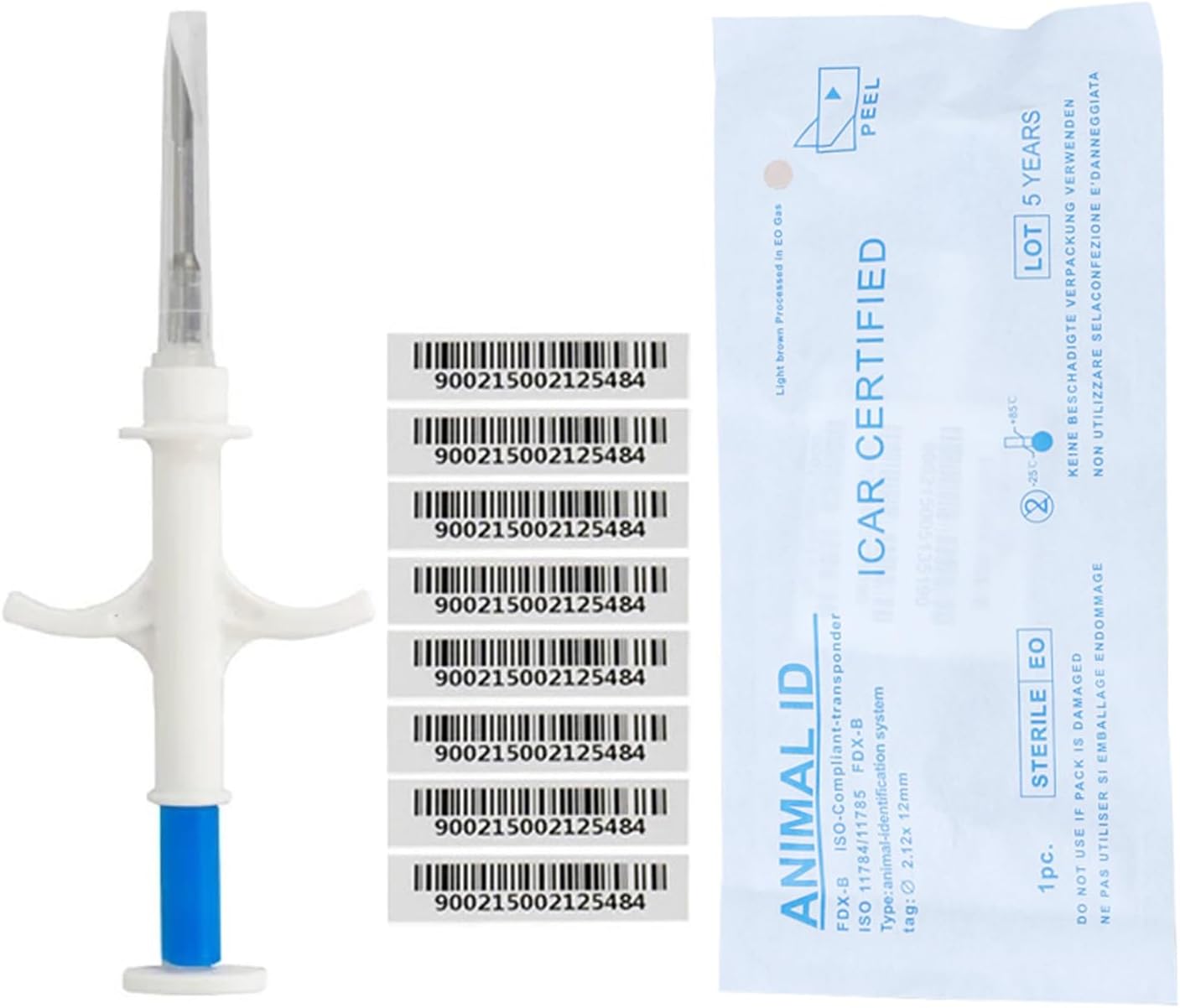 RFID pet microchip 134.2 Kilohertz frequency scanner compatibility chart.