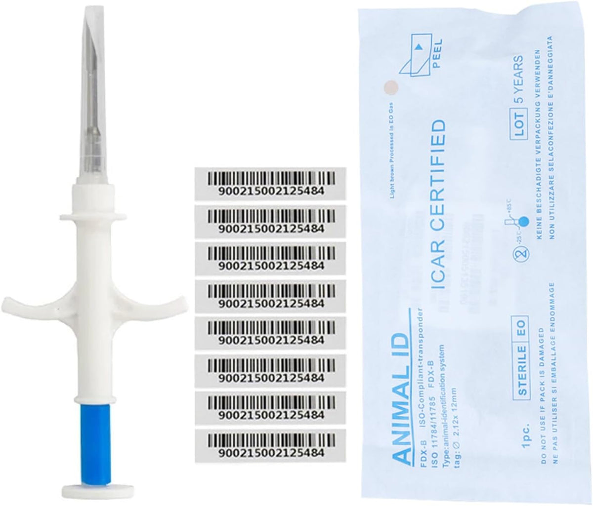 RFID pet microchip 134.2 Kilohertz frequency scanner compatibility chart.