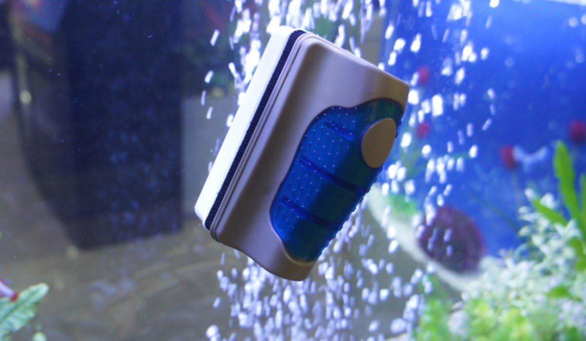 Jasonwell premium imported magnetic aquarium glass cleaner showcasing full maintenance kit contents