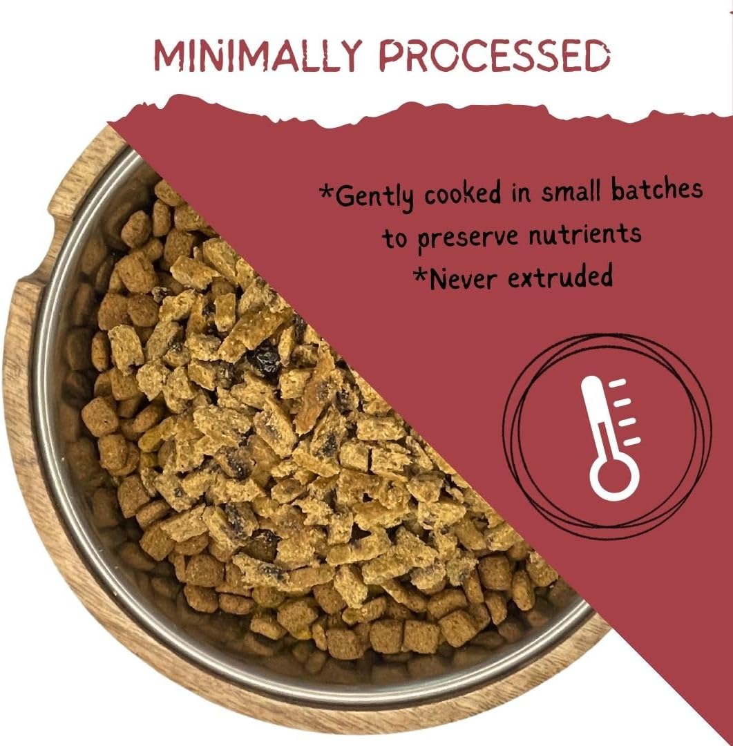Gently air dried real beef natural recipe pet food packaging