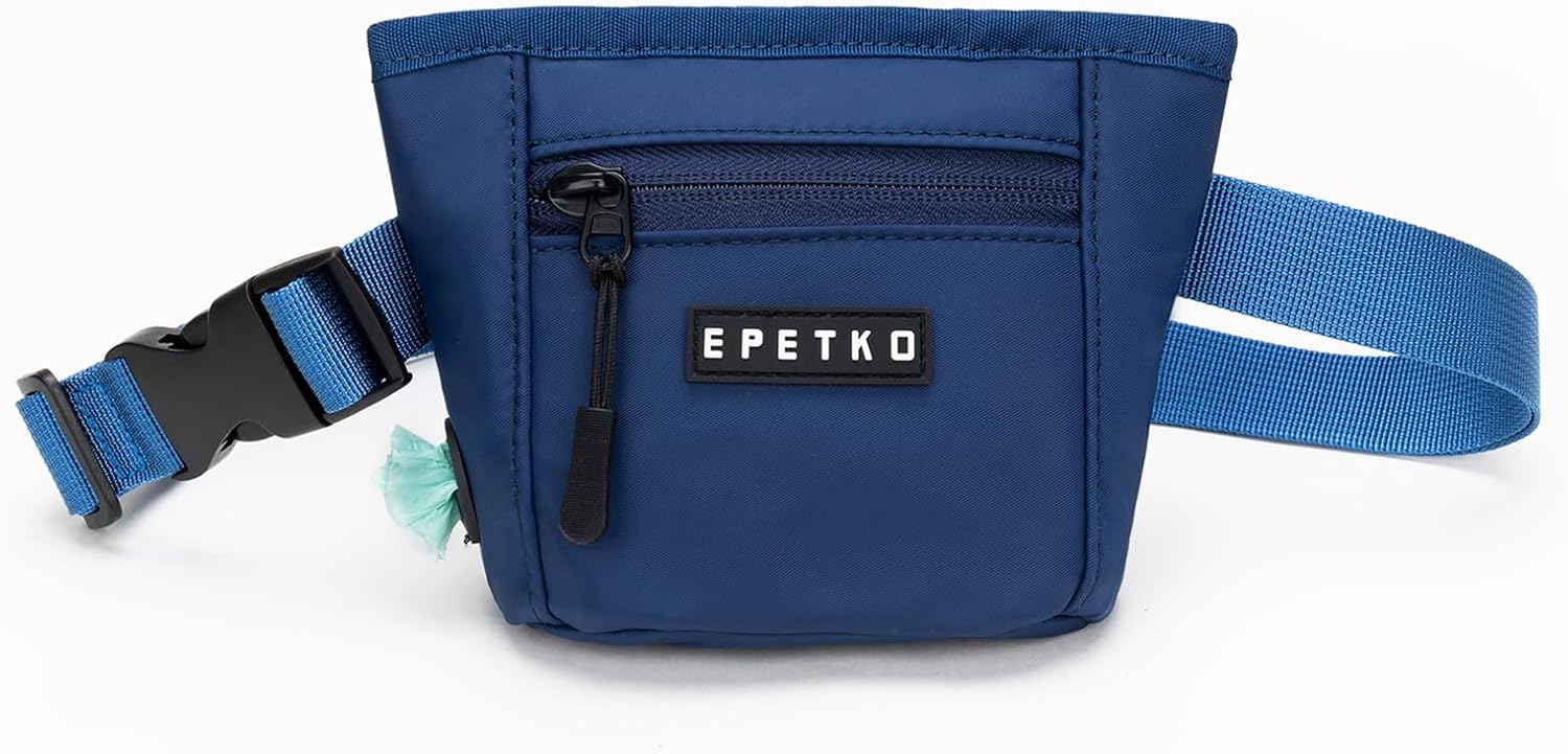 Hands free training pouch setup showing all included waist belt accessories and packaging details