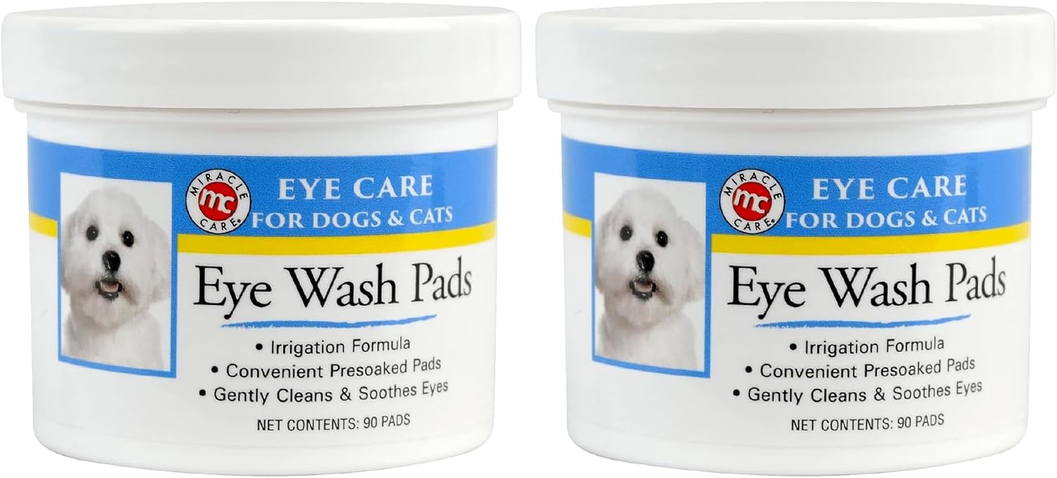 Gentle pet tear stain remover and eye rinse liquid bottle