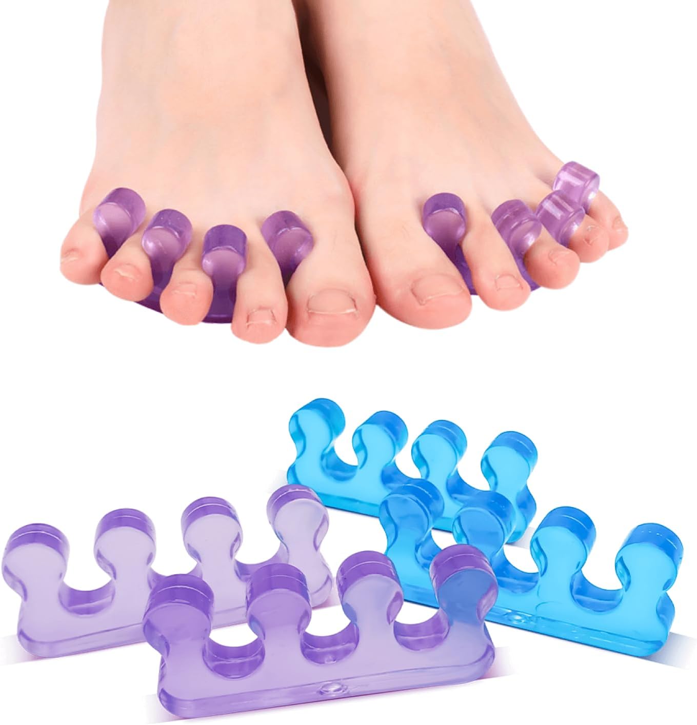 Sunfatt toe separators for pedicure kit front view