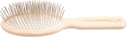 Chris Christensen Dog Brush, 27 mm Oval Pin Brush, Original Series, Groom Like a Professional, Stainless Steel Pins, Lightweight Beech Wood Body, Ground and Polished Tips - Image 9