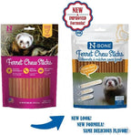 N-Bone chicken flavor ferret treats rear label details