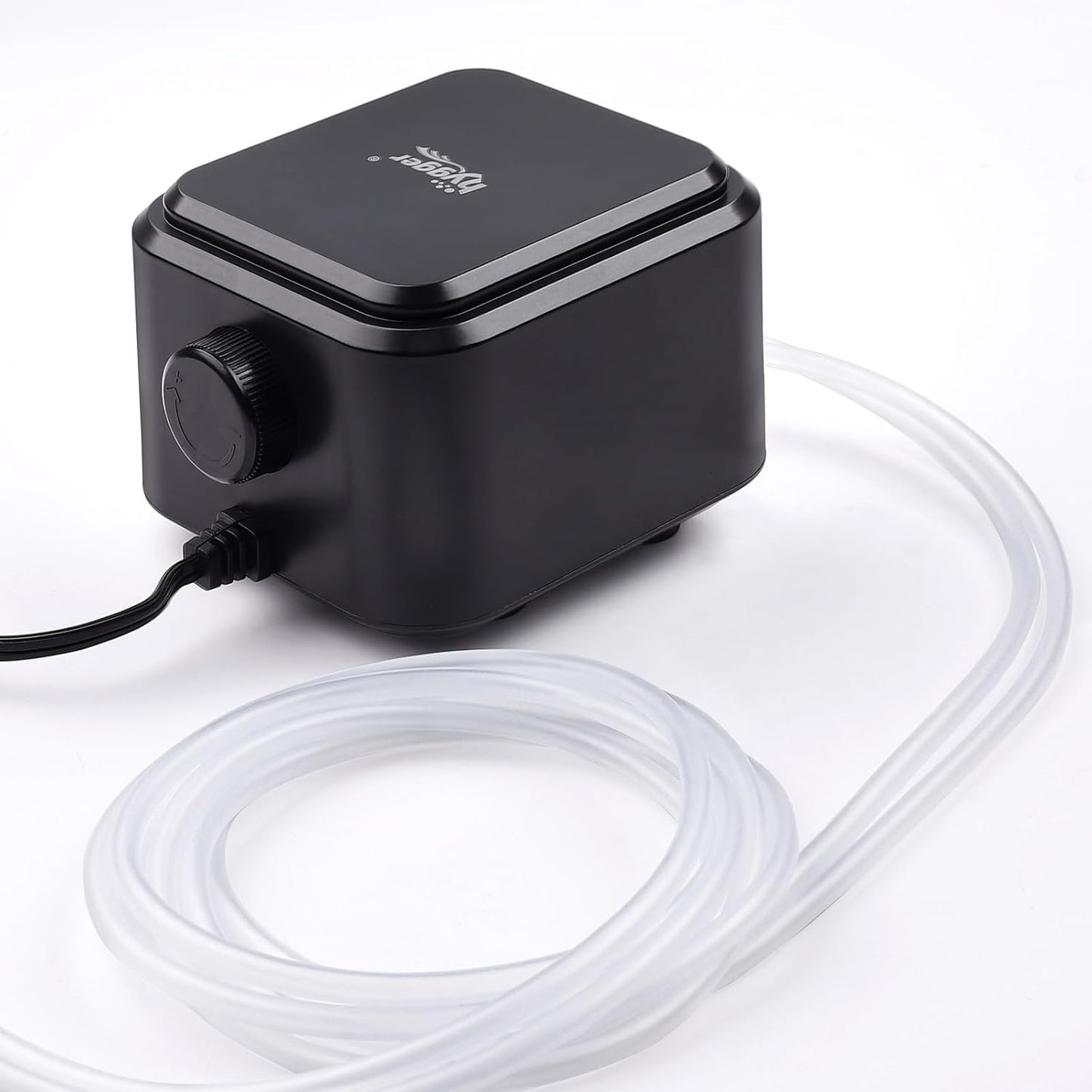 Hygger ultra silent air pump in a home aquarium setup