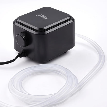 Hygger ultra silent air pump in a home aquarium setup