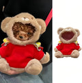 Manon Rosa tiny puppy carrier chest sling red front view
