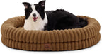 ChiXnuggle Orthopedic Dog Bed for Medium Dogs, Waterproof Faux Rabbit Fur Dog Couch with Egg Crate Foam Support and Washable Removable Cover, Bolster Pet Sofa with Non-Slip Bottom, 30x24x7, Dark Grey - Image 11