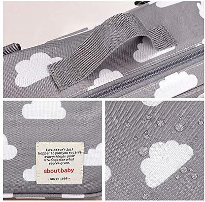 Momigo diaper caddy holding baby wipes and bottles