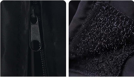 Baoblaze blackout shading cloth zipper detail close up
