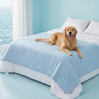 ZOMISIA Premium Cooling Blanket for Large Dogs - Q-MAX>0.5 Breathable Washable Dog Cooling Mat, Travel Soft Pet Summer Essentials, Grey, 40"x50" - Image 10