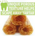 Rawhide alternative dog treats in pack of ten