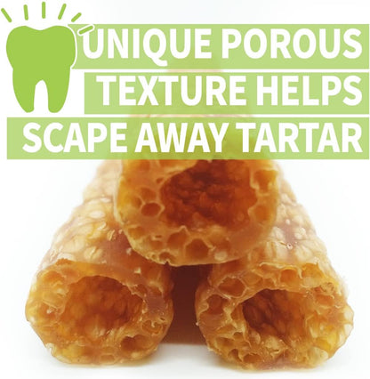 Rawhide alternative dog treats in pack of ten
