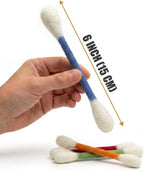 Cat playing with Glaciart One organic catnip swab toy