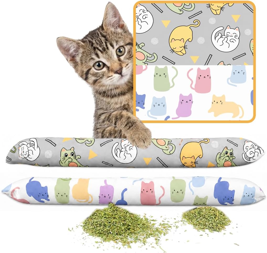 Kitty Kick Stix 15" Catnip Kicker Toy - Set of 2 | Handmade in USA | Interactive Cat & Kitten Toy | Durable Kicker Packed with 100% Potent Catnip for All Breeds (Cats & Friends) - Image 11