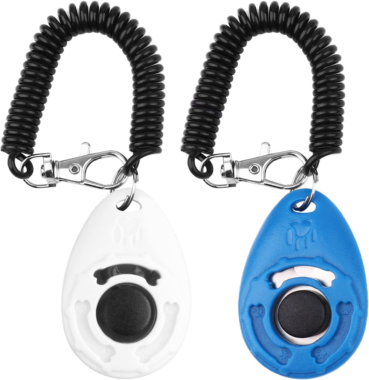 OYEFLY professional pet clicker attached to wrist coil strap