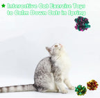 PetFavorites interactive crinkle cat toys in various metallic colors