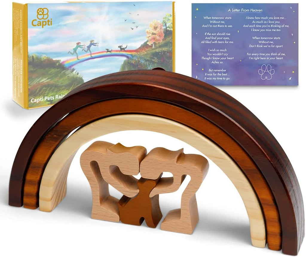 Capti Rainbow Bridge Cat Memorial Gifts - I'll Meet You at The Rainbow Bridge - Pet Loss Gifts, Bereavement, Sympathy Keepsake Cat Mom Gifts for Loss of Pet - Image 12