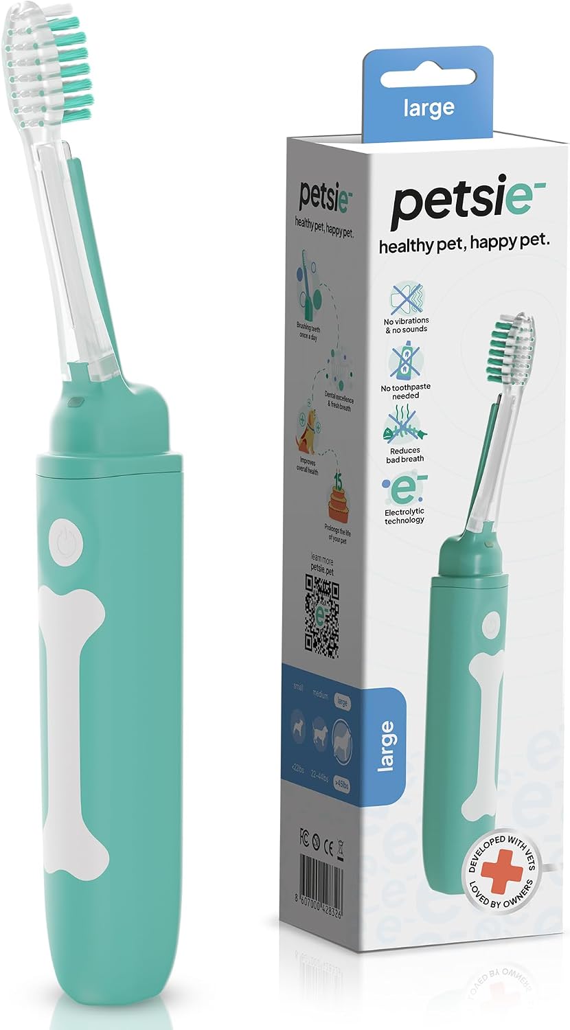 Electric Dog Toothbrush Small | Silent and Vibration-Free | Vet-Developed Electrolytic Technology | No Toothpaste Needed | Built-in Timer and App | Small Brush Head for Dogs Under 22 lbs - Image 11
