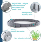 ShengKou natural pest control collar with flea comb and drops