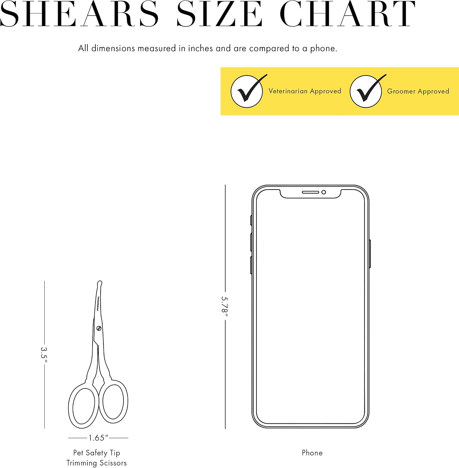 Tweezerman Pet Grooming Scissors, Stainless Steel Rounded Tip Trimming Shears for Dogs and Cats - Image 9