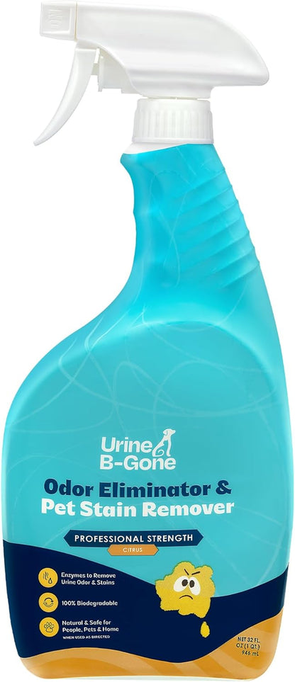 Urine B-Gone, Professional Enzyme Odor Eliminator & Pet Stain Remover, Human, Cat & Dog Urine Cleaner, Effective on Laundry, Carpets & More, Lavender Scent, 1 Gallon - Image 13