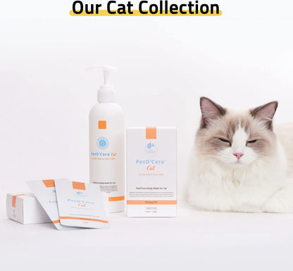 Premium USA imported cat skincare treatment for irritated skin