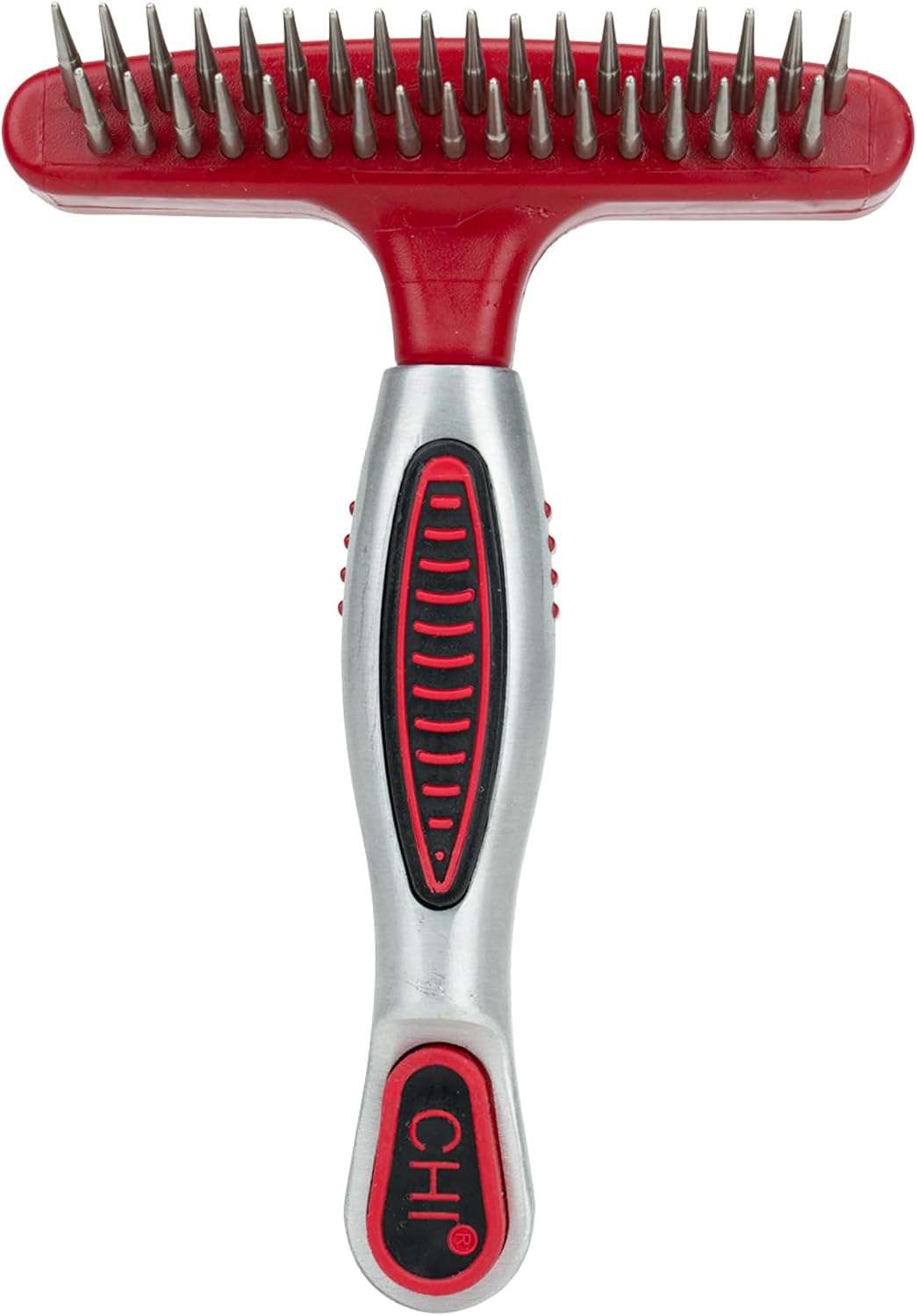 CHI for Dogs 2 in 1 Dematting and Deshedding Rake, Dual Head Dog Grooming Tool with Wide Tooth Dematting Rake and Fine Deshedding Rake, Detangler Comb for Thick Double and Long Dog Coat - Image 12