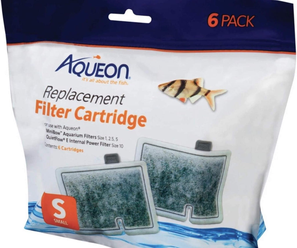 Aqueon aquarium replacement filter cartridge front view packaging