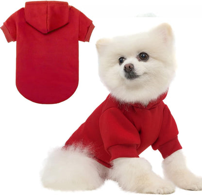 BINGPET Security Dog Hoodies Puppy Sweater Cold Weather Dog Coats Soft Brushed Fleece Pet Clothes Hooded Sweatshirt for Dog Cat - Image 12