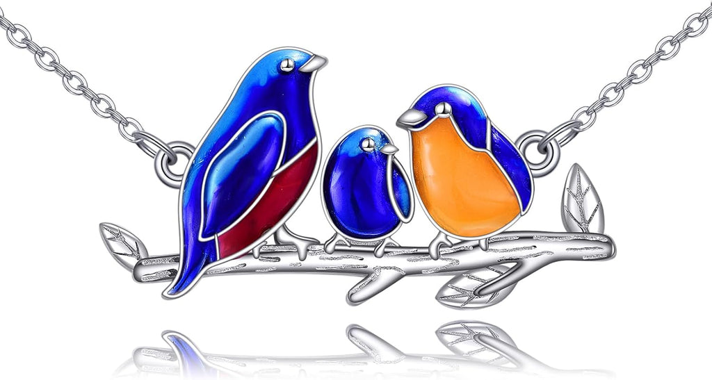 KZX Cat/Dog/Phoenix/Eagle/Whale/Shark/Puffin/Starfish/Chicken/Butterfly/Owl/Bee/Frog/Seahorse Necklace Sterling Silver Animal Pendant Jewelry Gift for Women - Image 13