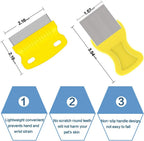 Blue rubber bath scrubber for professional pet grooming