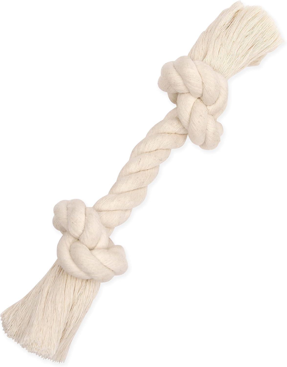Mammoth Pet Products Dog,Flossy Chews 100-Percent Cotton White Rope Bone, Large, 14-Inch (10006V) - Image 9