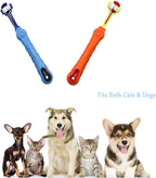 Orgrimmar dog oral hygiene brush showing hanging storage hole on handle end