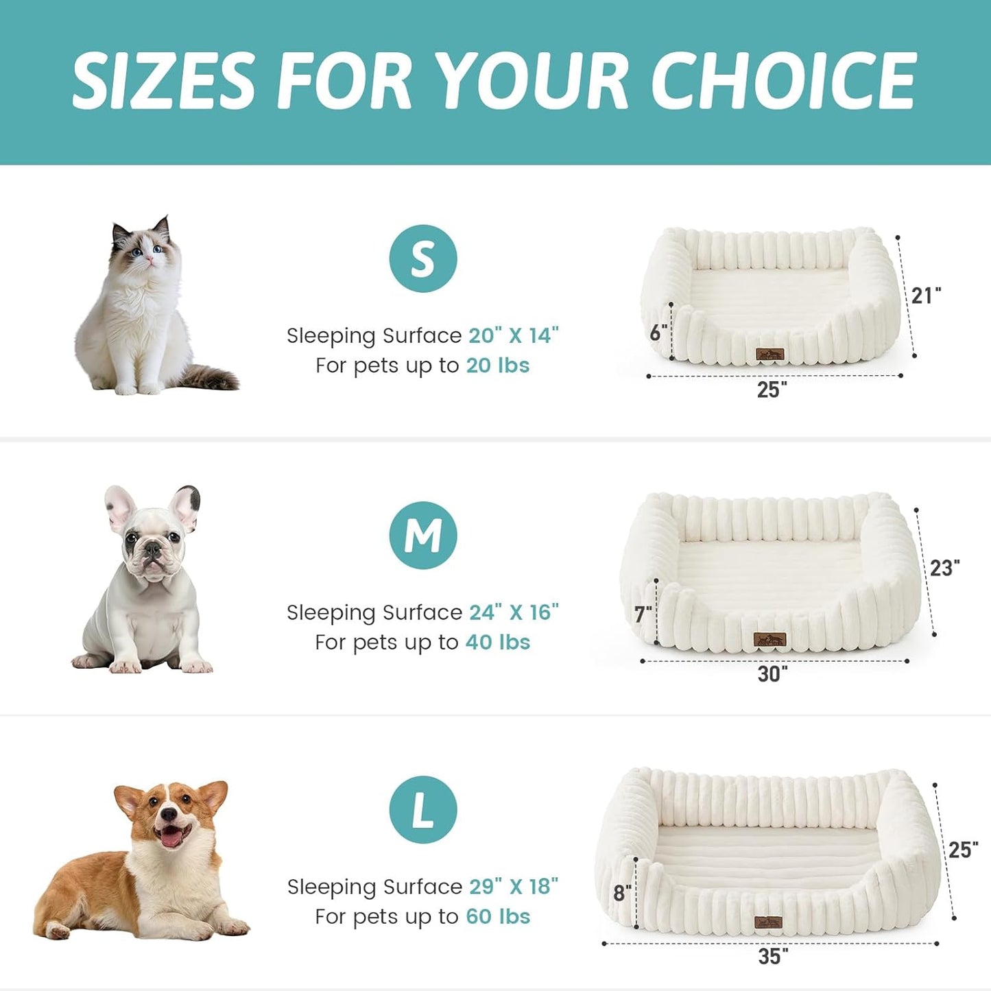 High density egg crate foam visible on orthopedic pet bed