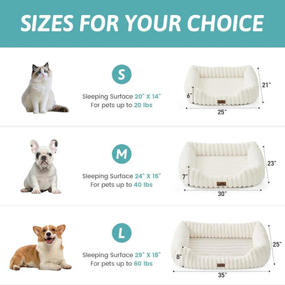 High density egg crate foam visible on orthopedic pet bed