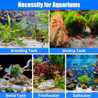 Vacuum sealed aquarium pre-filter sponges expanding after water rinse