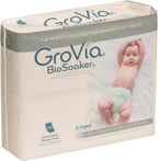 GroVia BioSoaker disposable diaper pads front view packaging