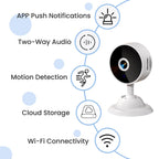 Tapo 1080P security camera app smartphone interface