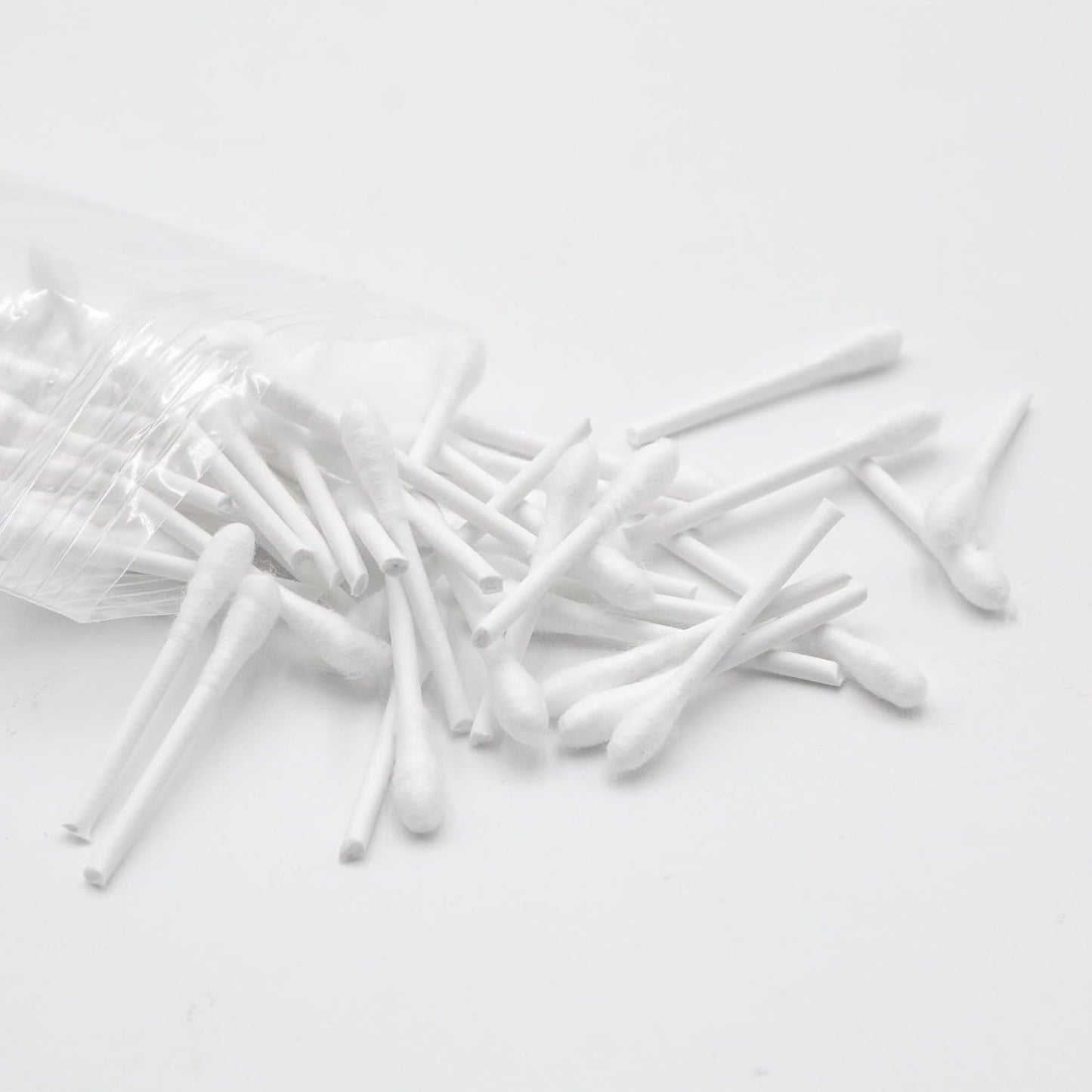 Absorbent cotton swabs for canine odor detection training