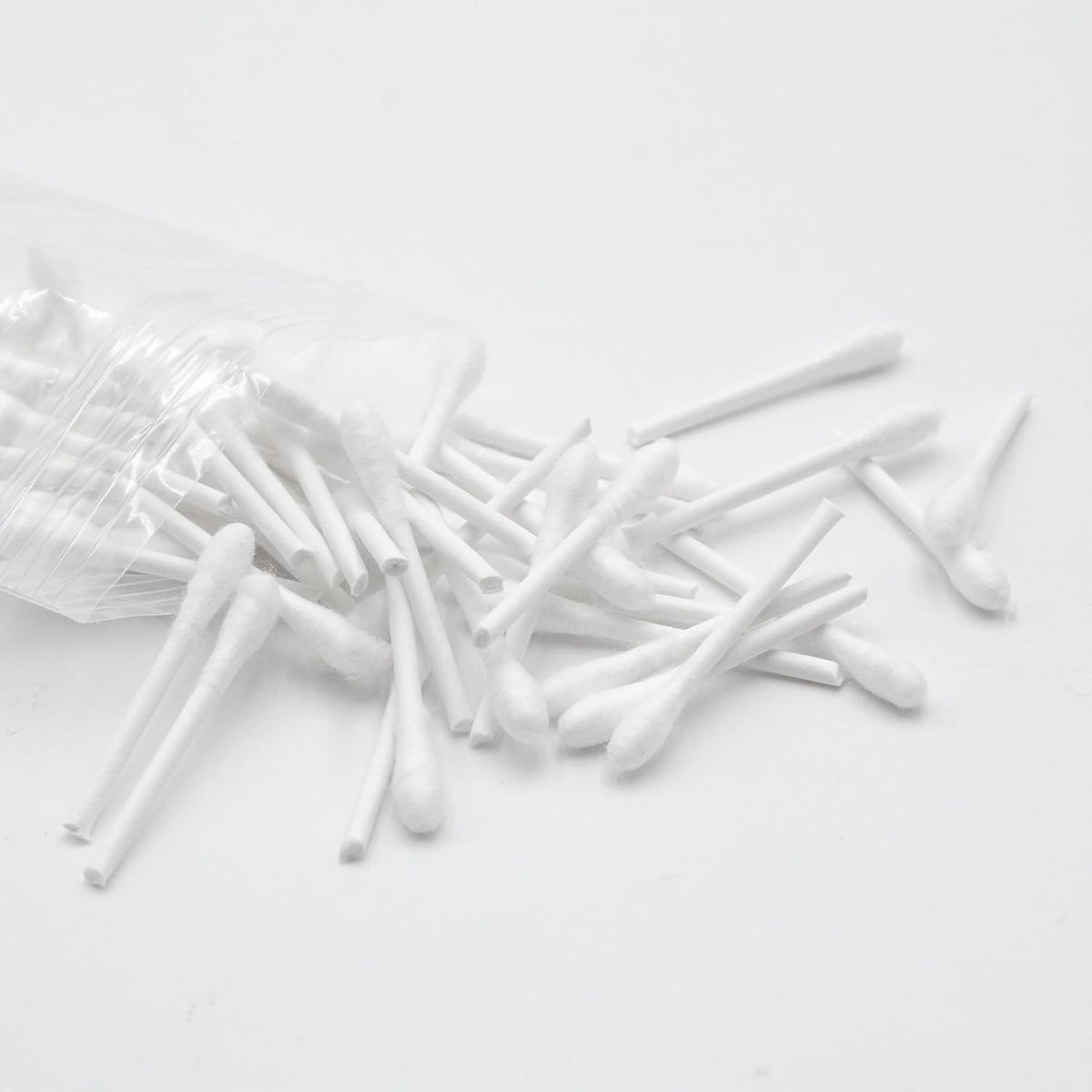 Absorbent cotton swabs for canine odor detection training