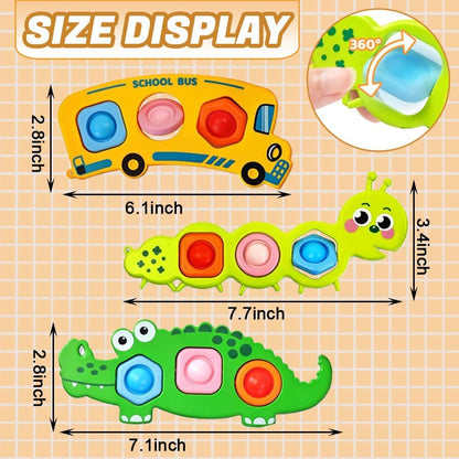 Winbar Montessori busy toy displaying the textured surface layout and durable ABS plastic backing.